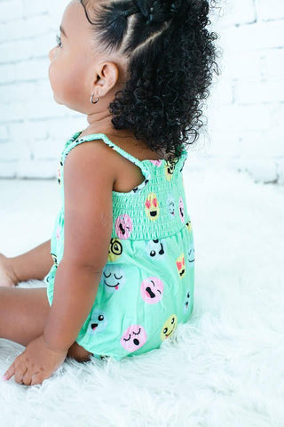 Birdie Bean Girls Bubble Romper - Marley Smiles