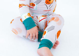 Long Sleeve Pajama Set - Drew (Basketball Faces) Birdie Bean