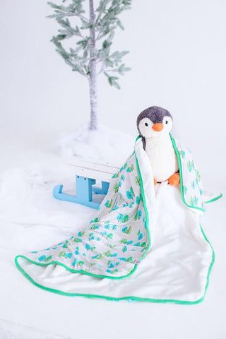 Plush Toddler Blanket - Vail (Winter Trees) Birdie Bean