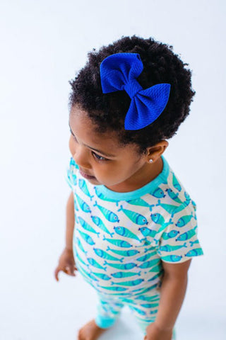 Birdie Bean Short Sleeve Pajama Set - Brooks (Fish)