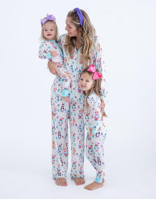 Birdie Bean Women's Bamboo Long Sleeve Lounge Pajama Set - Fritz (Nutcrackers and Gift Boxes)