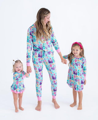 Birdie Bean Women's Bamboo Long Sleeve Lounge Pajama Set - Mariah (Gift Boxes)