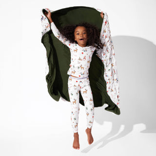 Bamboo Long Sleeve Pajama Set - Santa's Workshop Baby & Toddler Sleepwear