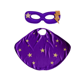 Superhero Star Power Cape Set - Purple