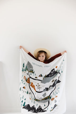 Swaddle Blanket - National Parks Swaddles Swaddling Blankets