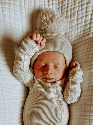 Baby's First Hat - Sand Pom