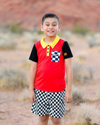 Eliza Cate and Co Boy's Speedy Fairytale Polo Shirt - PRE-ORDER