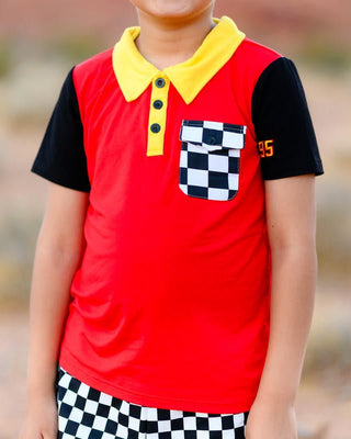 Eliza Cate and Co Boy's Speedy Fairytale Polo Shirt - PRE-ORDER