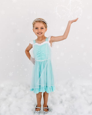 Eliza Cate and Co Girl's Bamboo Ice Queen Fairytale Twirl Dress