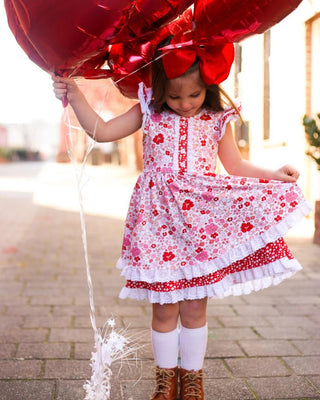 Girl's Twirl Dress - Love Blooms (Floral) Baby & Toddler Dresses