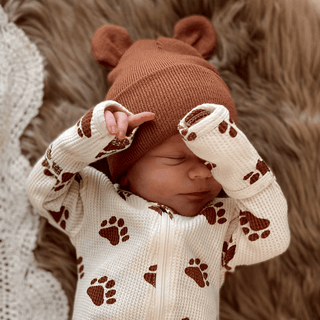 Baby's First Hat - Sandalwood Bear