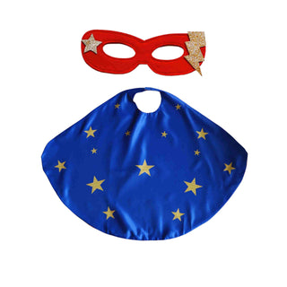 Superhero Star Power Cape Set - Blue