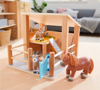 HABA USA Little Friends Petting Zoo with Farm Animals