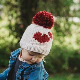 Knit Beanie Hat - Sweetheart Huggalugs