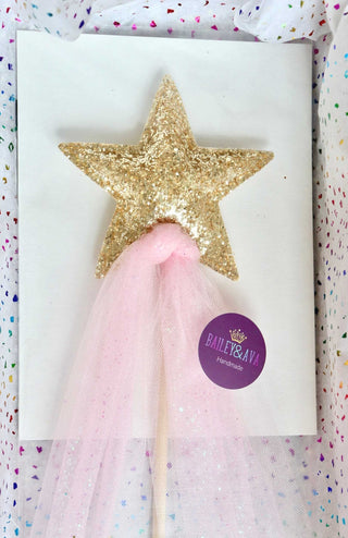 Princess Crowns and Wand Gift Set - Gold & Pink