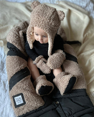 Cub Set - Teddy | Hat & Mittens Baby & Toddler Hats 7AMEnfant