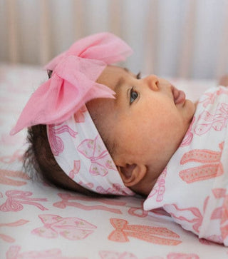 In My Jammers Headband - Spring Floral Bows | Baby Riddle