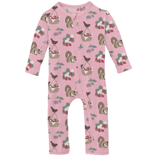 Kickee Pants 2-Way Zipper Coverall - Cake Pop Berry Picking | Baby Riddle