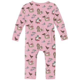 Kickee Pants 2-Way Zipper Coverall - Cake Pop Berry Picking | Baby Riddle