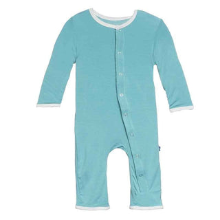 KicKee Pants Applique Coverall - Glacier Candy Cane