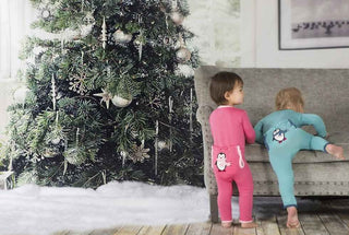 Bamboo Applique Coverall - Glacier Penguin Baby & Toddler Sleepwear