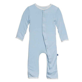 KicKee Pants Applique Coverall, I Love Dad, Boy