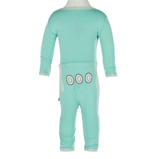 Bamboo Applique Coverall - Kiwi Baby & Toddler Sleepwear