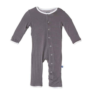 Bamboo Applique Coverall - Rain Shooting Stars KicKee Pants