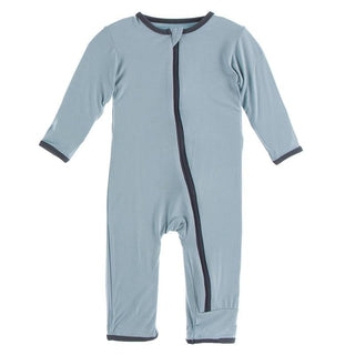 Bamboo Applique Coverall with Zipper - Jade Forest Rabbit Baby & Toddler Sleepwear