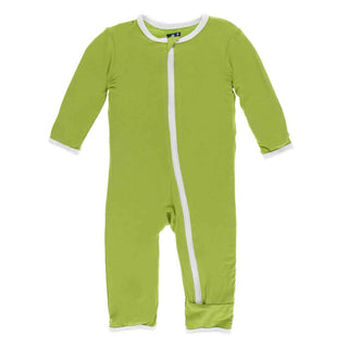 Bamboo Applique Coverall with Zipper - Meadow Soccer Baby & Toddler Sleepwear