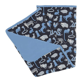 KicKee Pants Baby Boys Print Bamboo Stroller Blanket - Deep Space Chinese Zodiac 