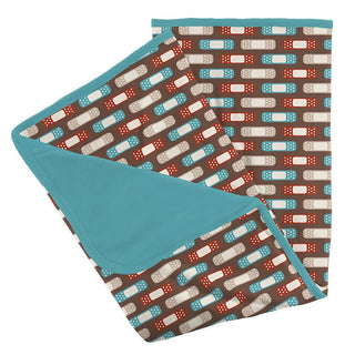 Baby Boys Print Bamboo Stroller Blanket, Cocoa Boo Boos - One Size Swaddling & Receiving Blankets