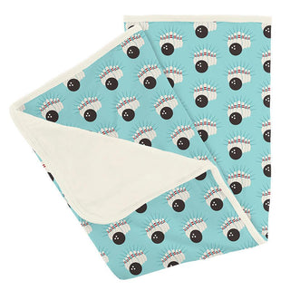 Baby Boys Print Bamboo Stroller Blanket - Summer Sky Bowling Swaddling & Receiving Blankets