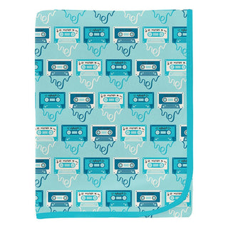 Baby Boys Print Bamboo Swaddling Blanket - Summer Sky Mixtape KicKee Pants