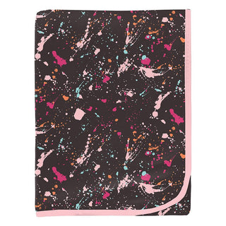 KicKee Pants Baby Girls Print Swaddling Blanket - Calypso Splatter Paint