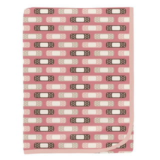 Baby Girls Print Bamboo Swaddling Blanket, Desert Rose Boo Boos - One Size Swaddling Blankets