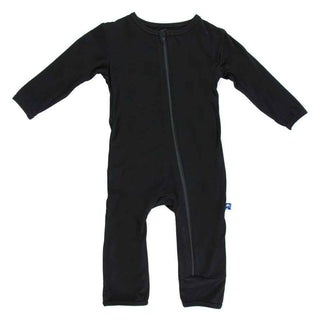 Solid Bamboo Coverall with Zipper - Midnight Baby & Toddler Sleepwear