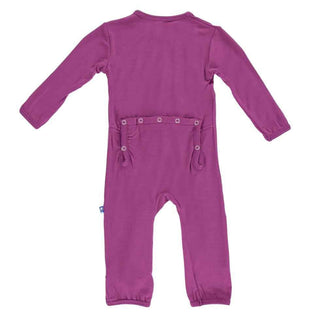 Girl's Solid Bamboo Coverall with Zipper - Orchid Baby & Toddler Sleepwear