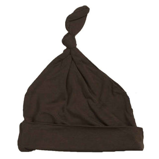 Solid Bamboo Basic Single Knot Hat, Bark Baby & Toddler Hats