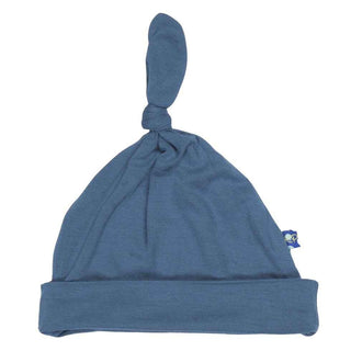 Solid Bamboo Basic Single Knot Hat, Twilight Baby & Toddler Hats