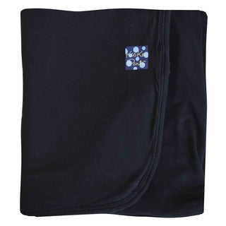 Basic Solid Bamboo Stroller Blanket - Midnight, One Size Swaddling & Receiving Blankets