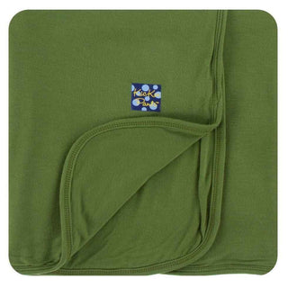 Basic Solid Bamboo Stroller Blanket - Moss, One Size Swaddling & Receiving Blankets