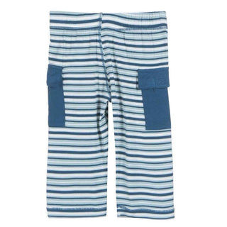 KicKee Pants Boys Cargo Pant, Boy Animal Stripe