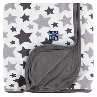 Boy's Bamboo Essentials Stroller Blanket Feather/Rain Stars, One Size Swaddling & Receiving Blankets