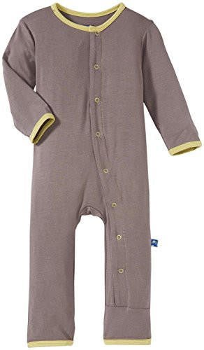 Boy's Print Bamboo Applique Coverall with Snaps - Rain Toad KicKee Pants