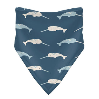 Boy's Print Bamboo Bandana Bib (Set of 3) - Spring Sky Octopus Anchor, Jetsam Stripe & Deep Sea Narwhal Bibs