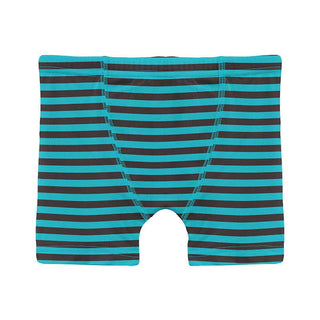 Boy's Print Bamboo Boxer Brief - Rad Stripe Toddler Underwear