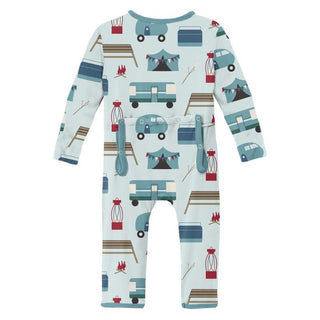 KicKee Pants Boys Print Coverall with Zipper - Fresh Air Camping