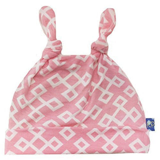 KicKee Pants Boy's Print Double Knot Hat - Lotus Geo Lattice