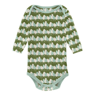 KicKee Pants Boys Print Long Sleeve One Piece - Moss Chicks